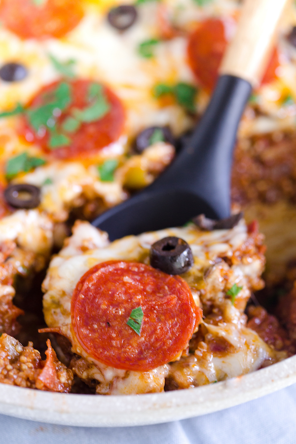 Pizza Quinoa Skillet