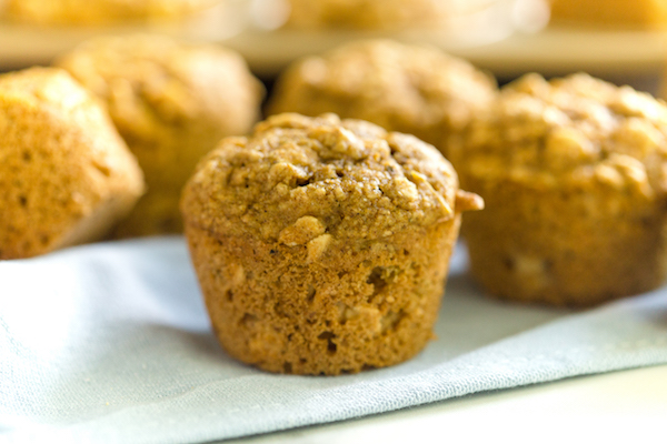 Applesauce Oat Mini Muffins